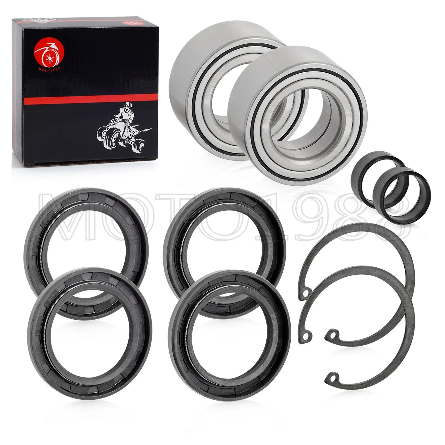 Front Wheel Bearings & Seals for Honda Foreman 500 TRX500 (2005-2013)