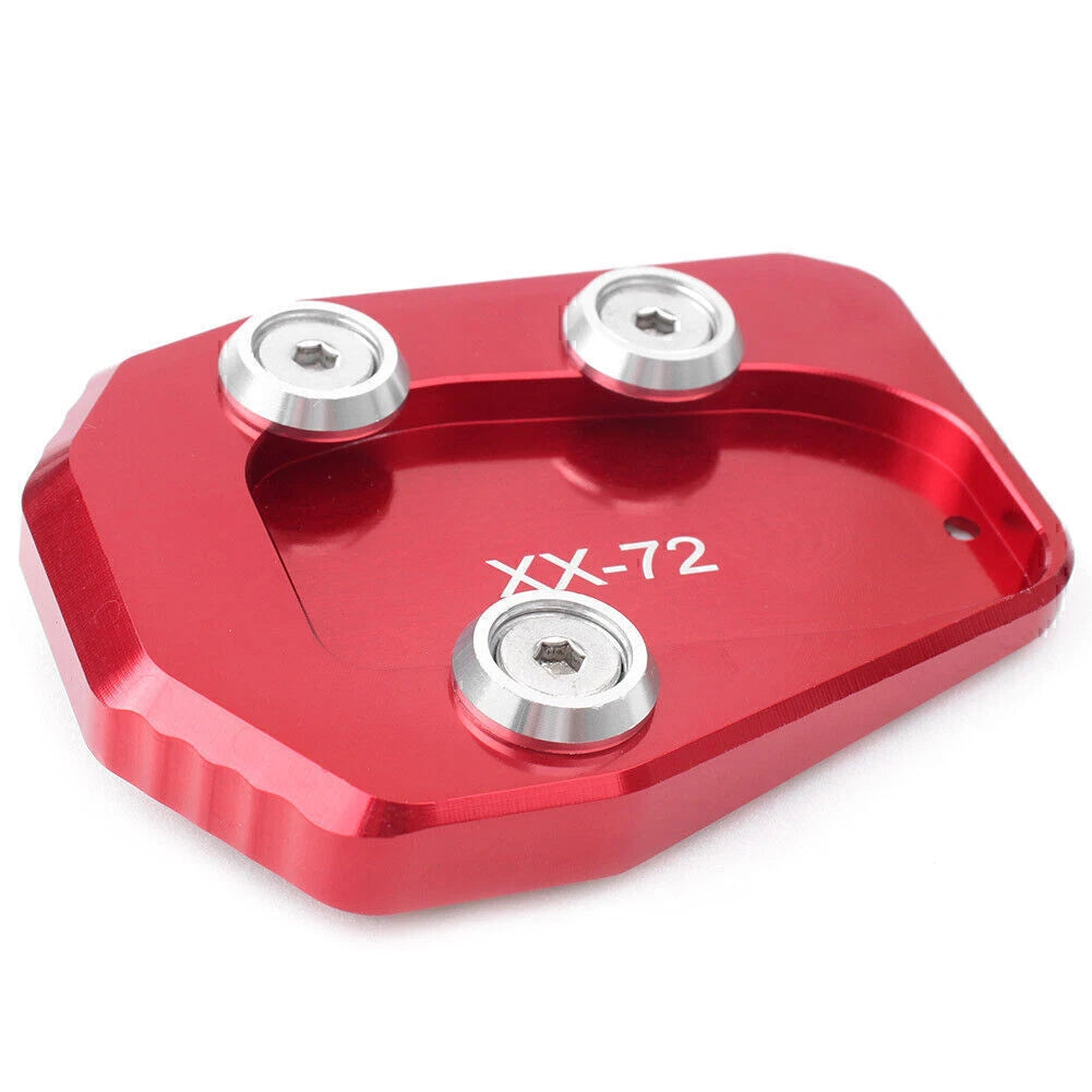 Red Sidestand Kickstand Extension Pad for Yamaha MT-09 (2013-2016)