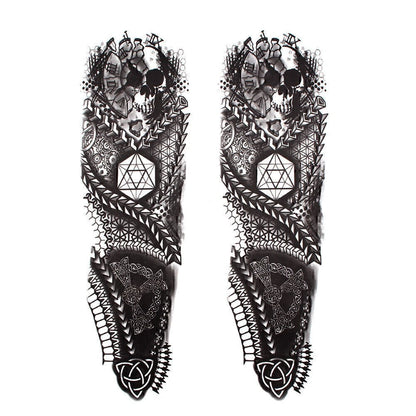 PVC Custom Front Fork Skull Decal Stickers for Harley