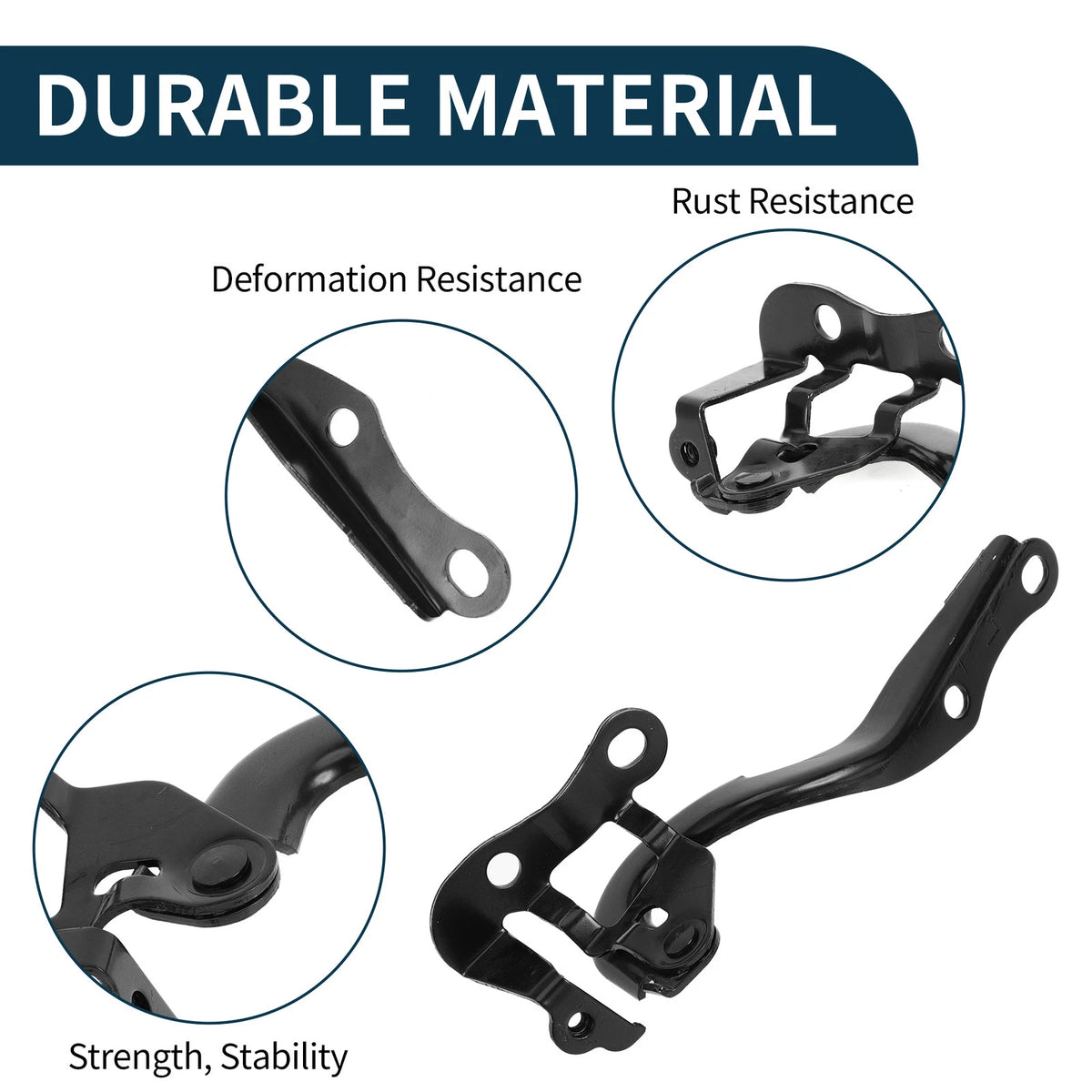 Hood Hinges 1 Pair for Toyota Yaris (2007-2011)
