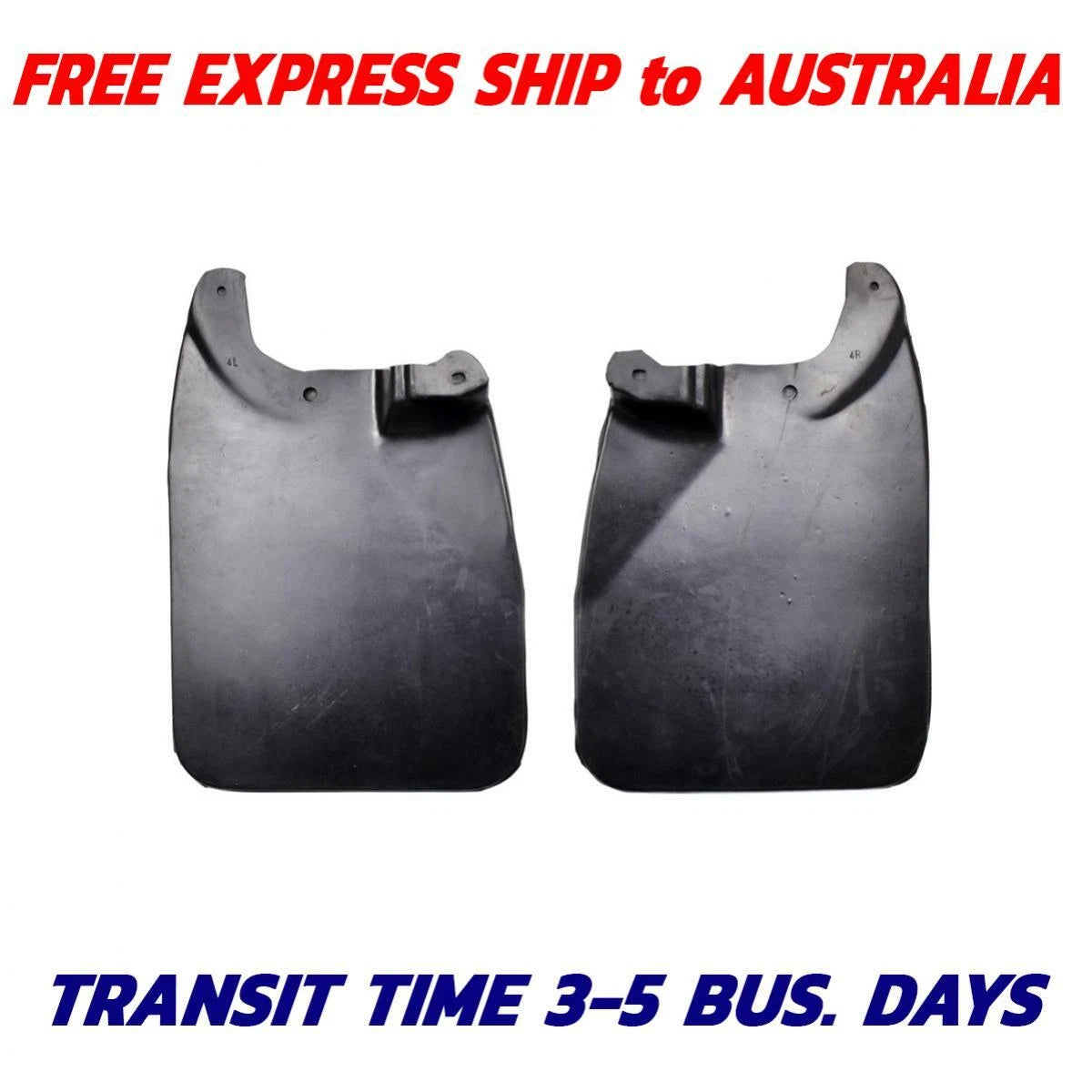 Splash Guard Mud Flap Rubber Front Fits Toyota Hilux Tiger D4D 4WD Ute 1998-04