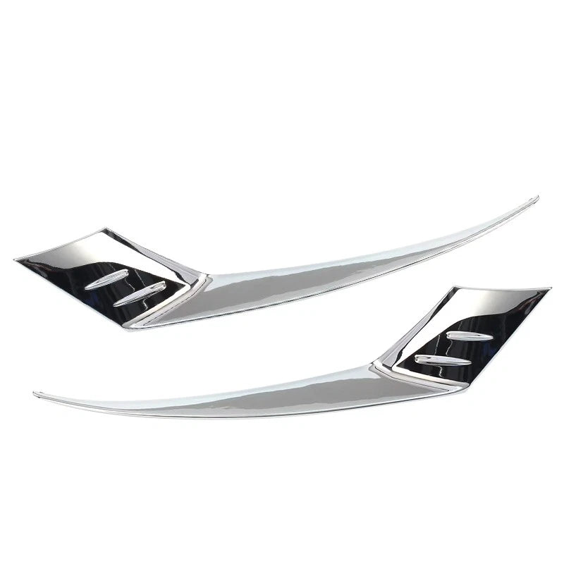 2 x Chrome Headlight Eyebrow Eyelid Covers for Honda Accord (2023-2025)