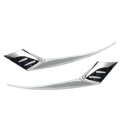 2 x Chrome Headlight Eyebrow Eyelid Covers for Honda Accord (2023-2025)