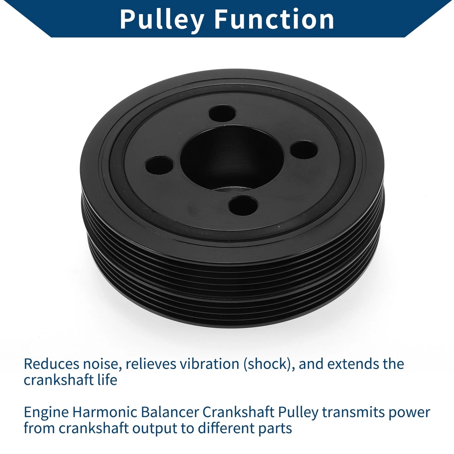 Harmonic Balancer Crank Pulley for Subaru Legacy (2000-2004)