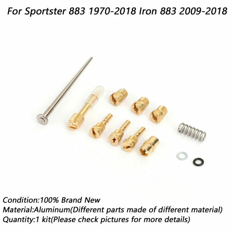 Carburetor Repair Kit for Harley Sportster Iron 883 XLH883 XL883 (2004-2023)