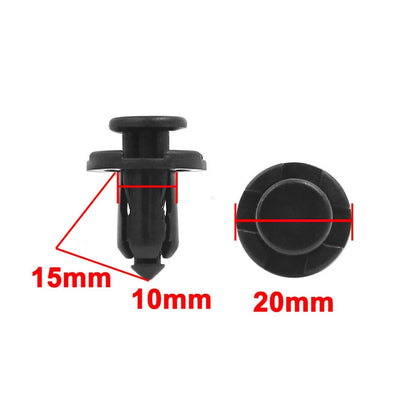 20 x 0.4" Hole Plastic Rivets Fasteners for Honda & Nissan