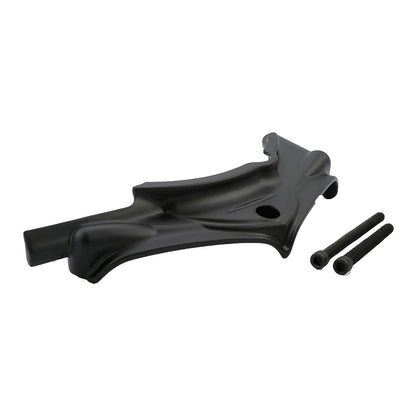 Black Cylinder Base Side Cover for Harley Touring, Dyna (2006-2016)