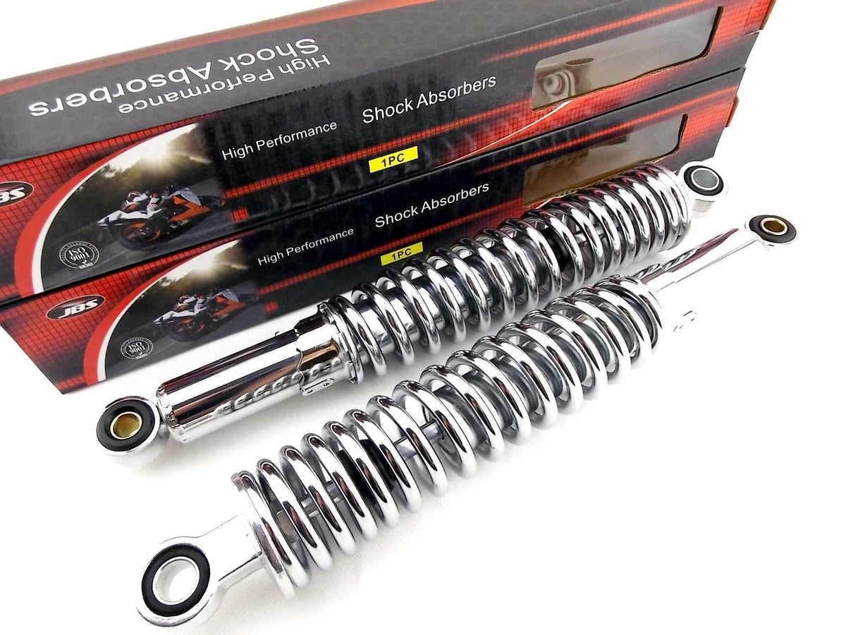 350mm Chrome Shock Absorbers for Honda CT110 Postie Bike