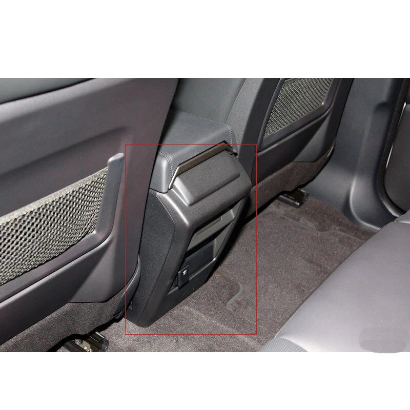 Chrome Rear AC Outlet Vent Panel Frame Cover Trim For Discovery Sport 2015-2018