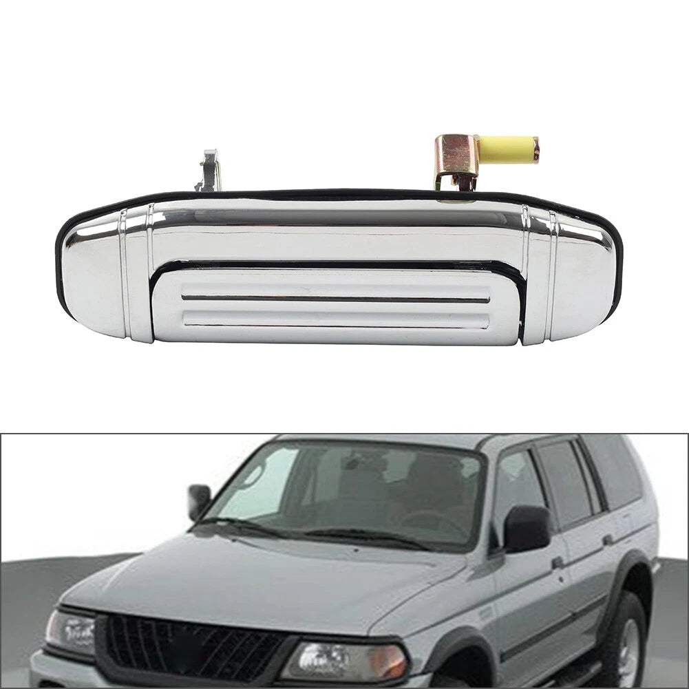 Rear Left Chrome Outer Door Handle for Mitsubishi Pajero Montero (92-00)