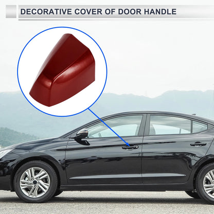 Front Left Door Handle Cover for BMW X1 X2 (2015-2018) Red