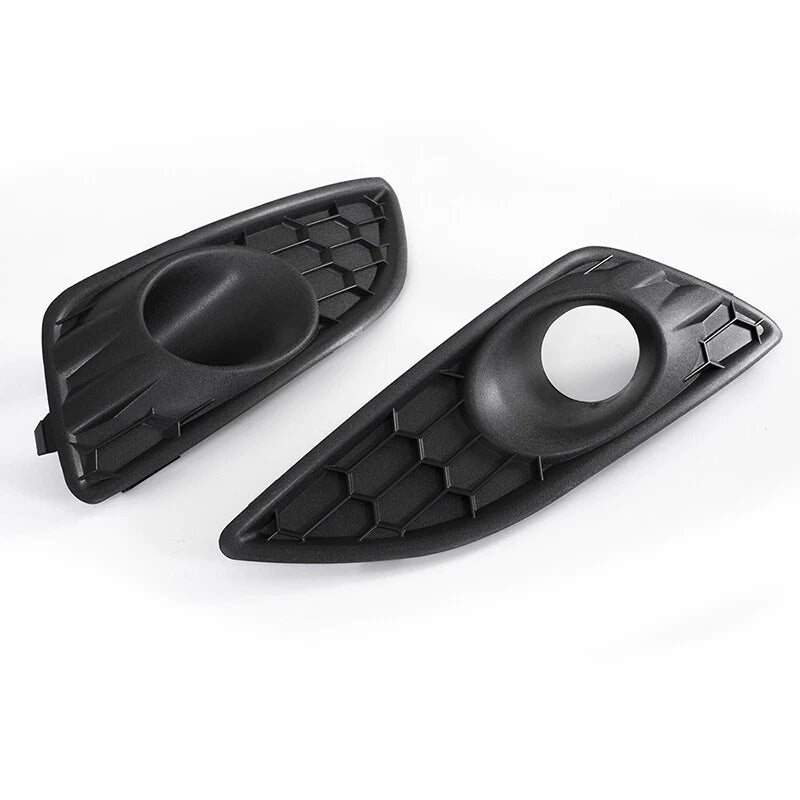 Gloss Black Honeycomb Fog Light Covers for Ford Fiesta Mk7 Zetec (2013-2017)