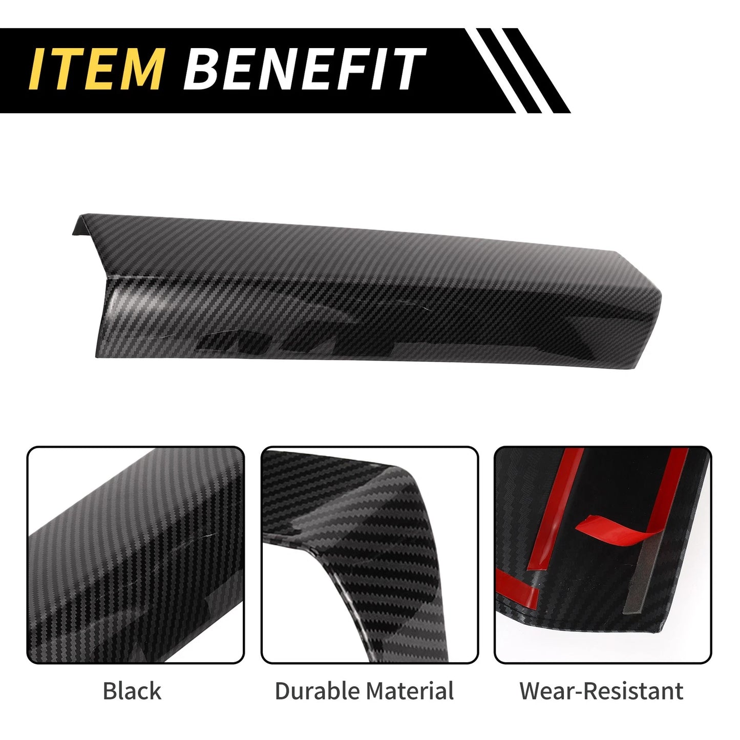 Carbon Fiber Instrument Strip Cover for Toyota Tundra (2022-2024)