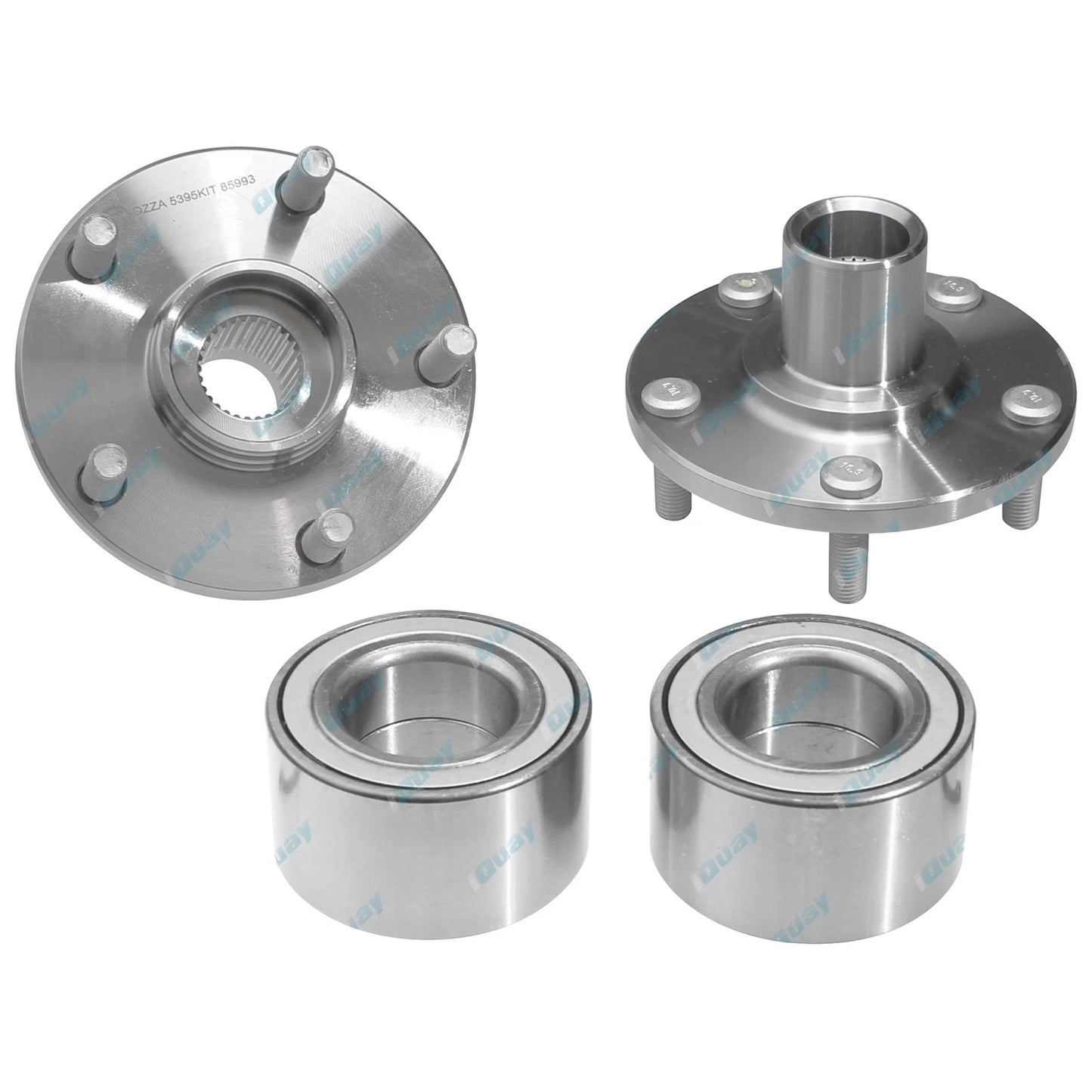 2 x Front Wheel Bearing Hub Assembly Kits for Toyota Camry Vienta (1997-2002)
