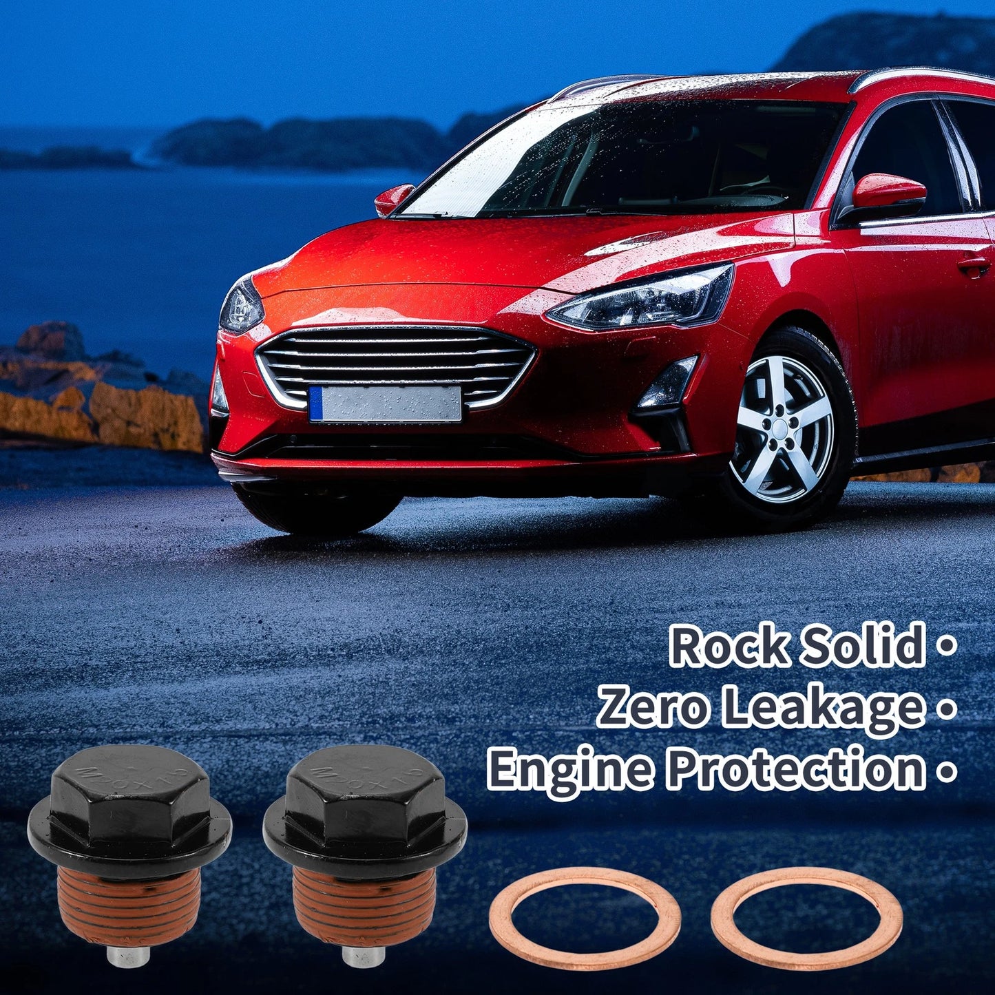 Oil Drain Plug 2x M20x1.5 Copper for Car Motorcycle