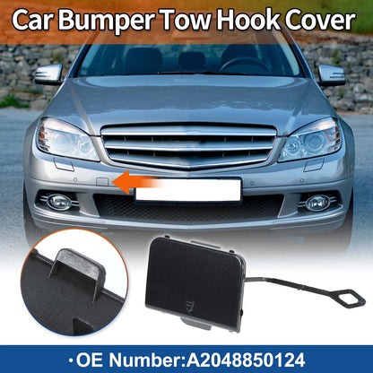 Front Car Bumper Tow Hook Cover for Mercedes-Benz C-Class (2007-2014)