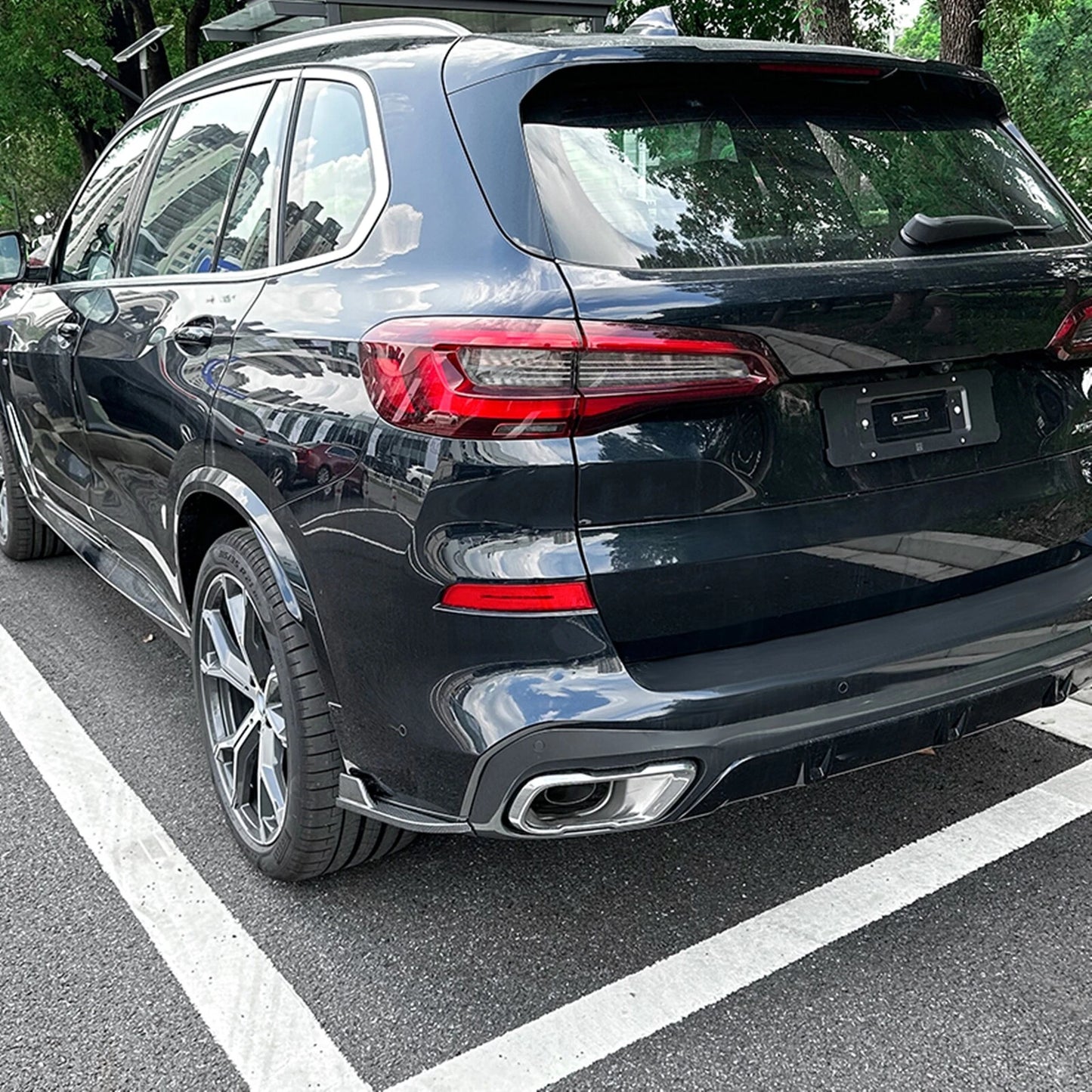 2 x Rear Bumper Side Corner Spats for BMW X5 G05 M Sport (2019-2023)