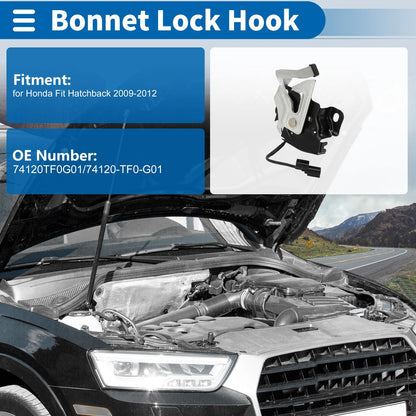 Hood Latch Assembly for Honda Fit Hatchback (2009-2012)
