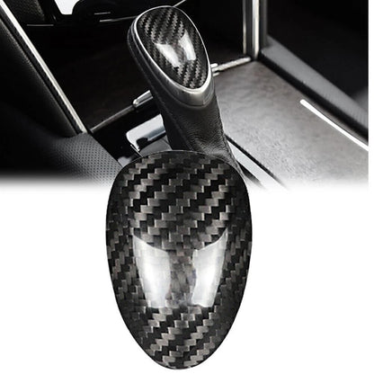 Carbon Fiber Black Gear Shift Knob Cover for Cadillac ATS (2013-2019)