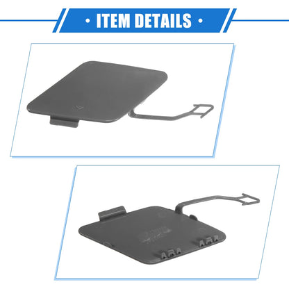 Rear Bumper Tow Hook Eye Hole Cover Cap Gray for BMW 3 F30 (2012-2015)