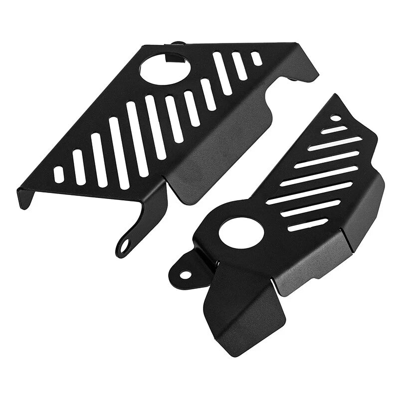 Front L+R Heel Guard Rearset Foot Peg Covers for Ducati Desert X (2022-2024)