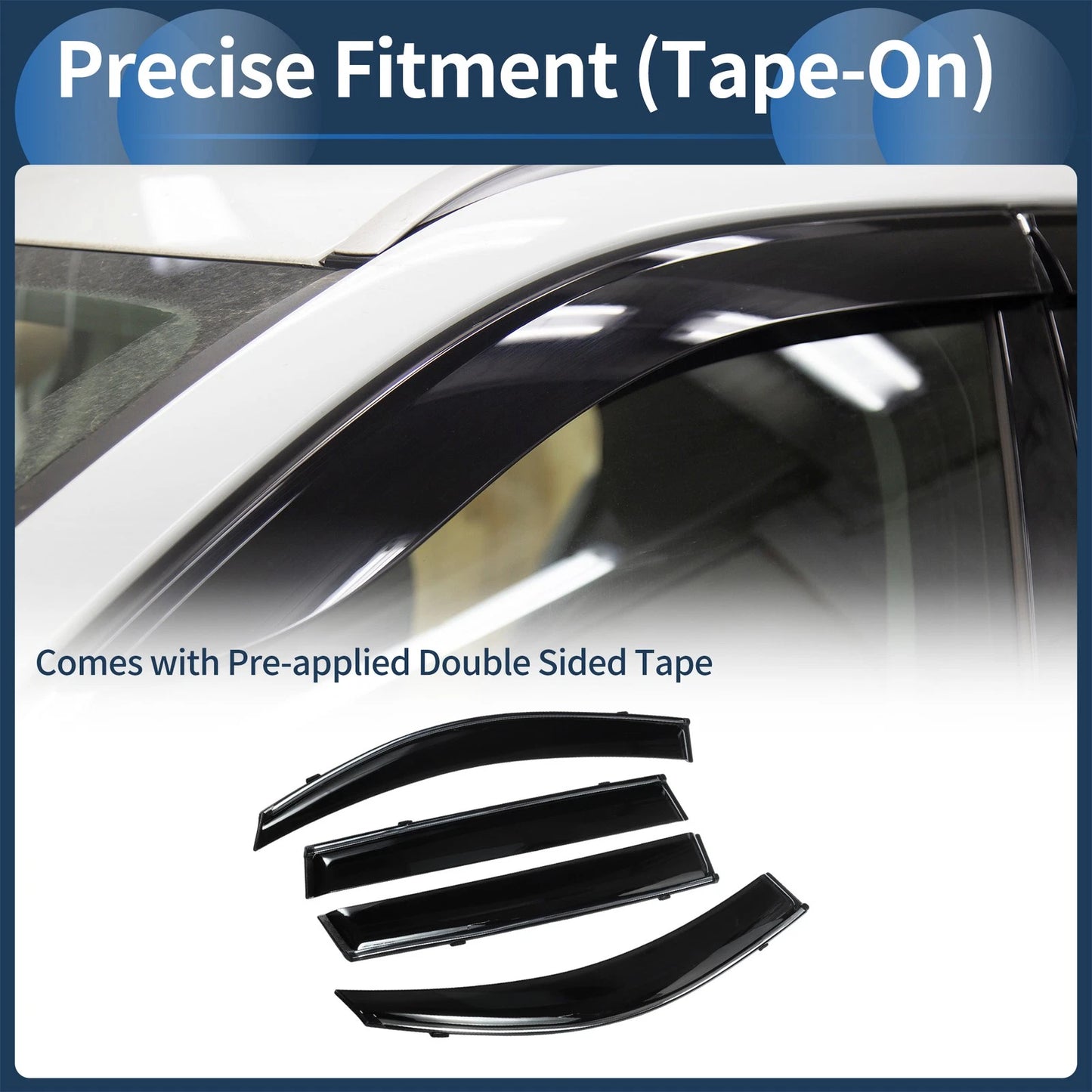 Window Deflectors 1 Set for Toyota RAV4 (2006)
