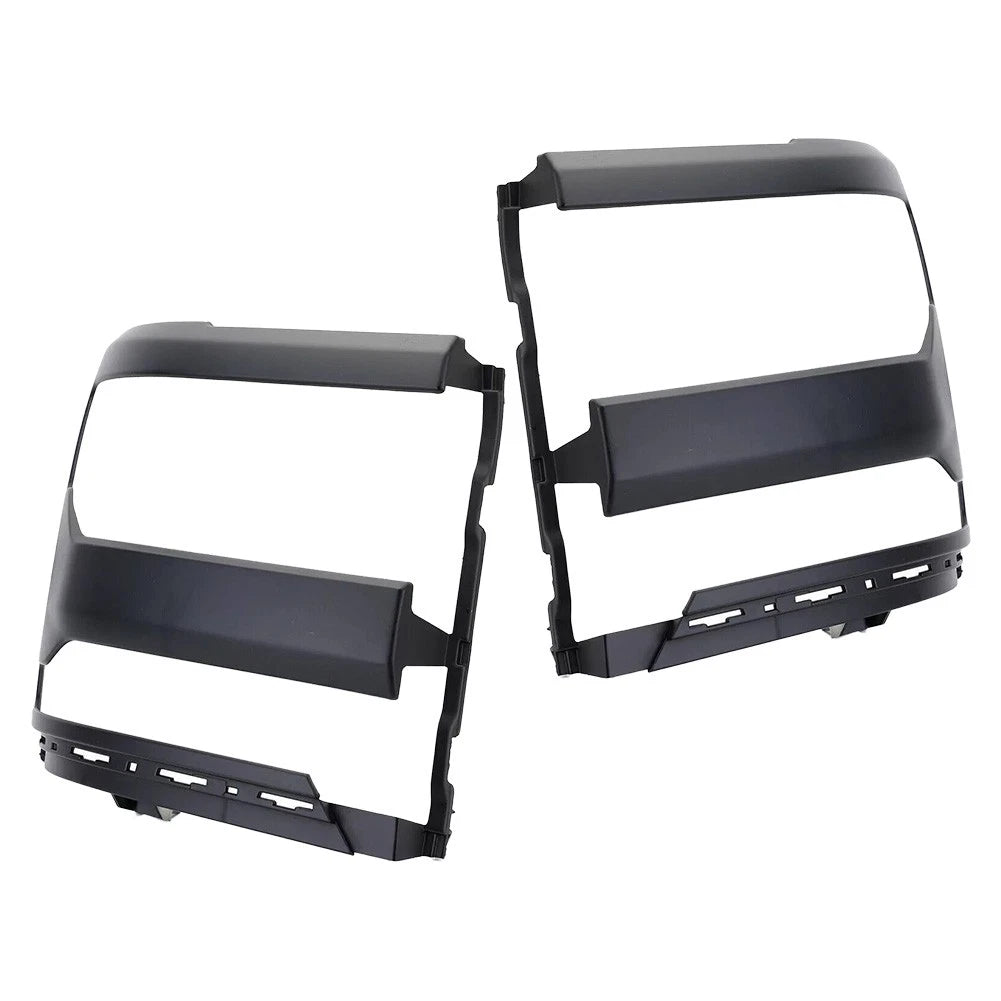 Black Headlight Trim Bezel Cover for Chevrolet Silverado 1500 (2016-2018)
