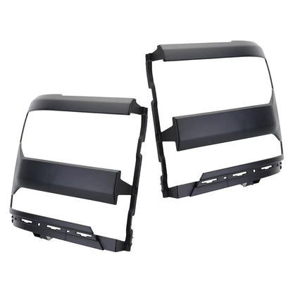 Black Headlight Trim Bezel Cover for Chevrolet Silverado 1500 (2016-2018)