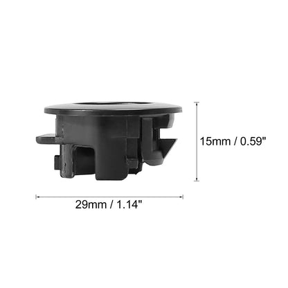 2 x Black Parking Sensor Retainers for Toyota Previa Tarago (2006-2019)