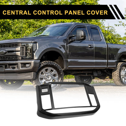 GPS Panel Sticker Cover for Ford F-150 (2021-2024) Black 1 Set