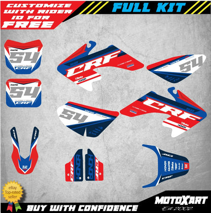 FIERCE STYLE Custom Decal Kit for Honda CRF 50 (2004-2020) Stickers Graphics
