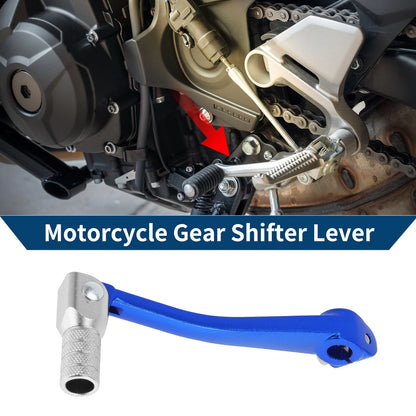 Shifter Lever for Bosuer 125 Blue Silver Tone Head
