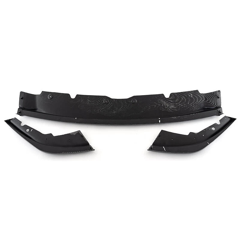 Front Splitter Spoiler Lip for BMW 1 Series F40 M Sport 2019-2023 Carbon Black
