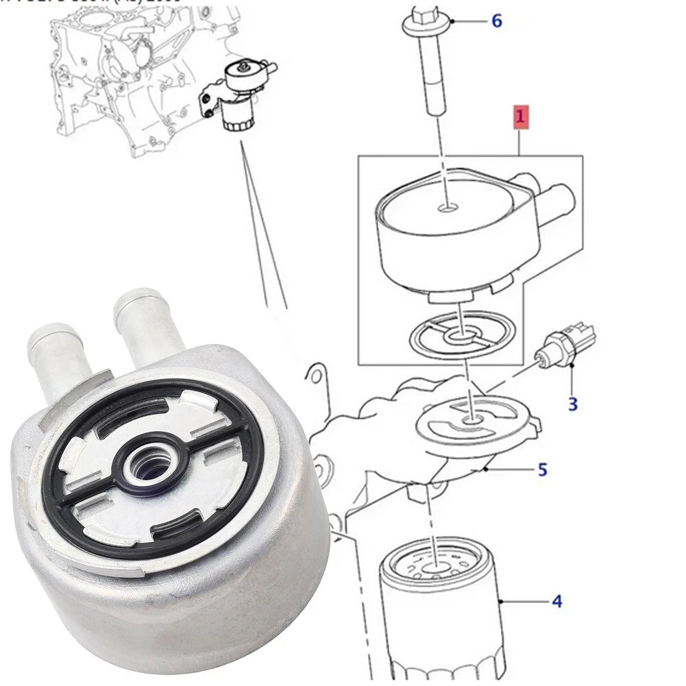 Engine Oil Cooler for Land Rover Range Rover, Ford, Jaguar, Volvo