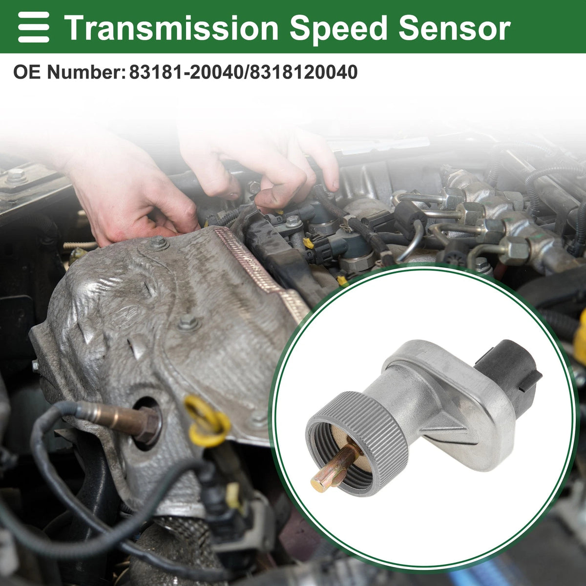 Transmission Speed Sensor for Lexus LX450 (1996-1998) - 1 x No.83181-20040