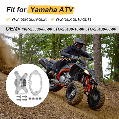 Rear Axle Sprocket Hub Holder for Yamaha YFZ450R (2009–2024)