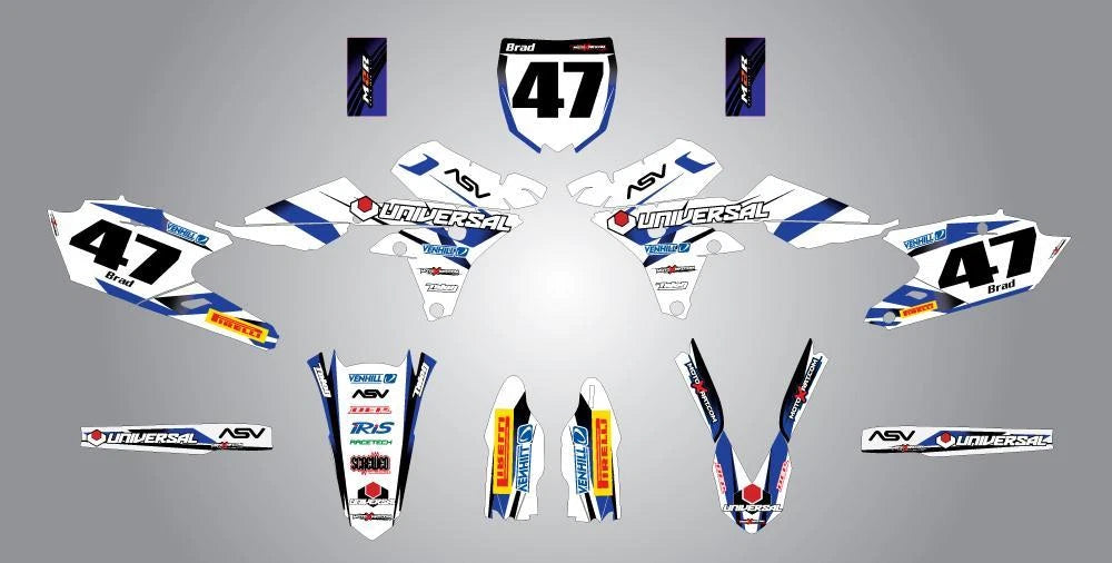 Custom Graphics for 2014 Yamaha YZF 250 (2014)