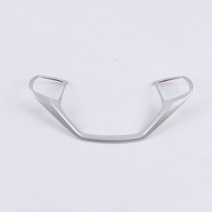 Matte Silver Steering Wheel Frame Cover Trim for Ford Explorer (2020-2023)