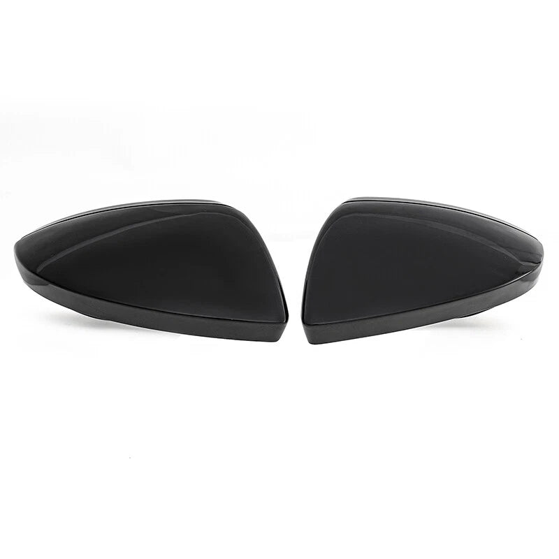 Rear Mirror Cover Case Shell 2 x for Audi A6 A7 A8 (2019-2021) Black