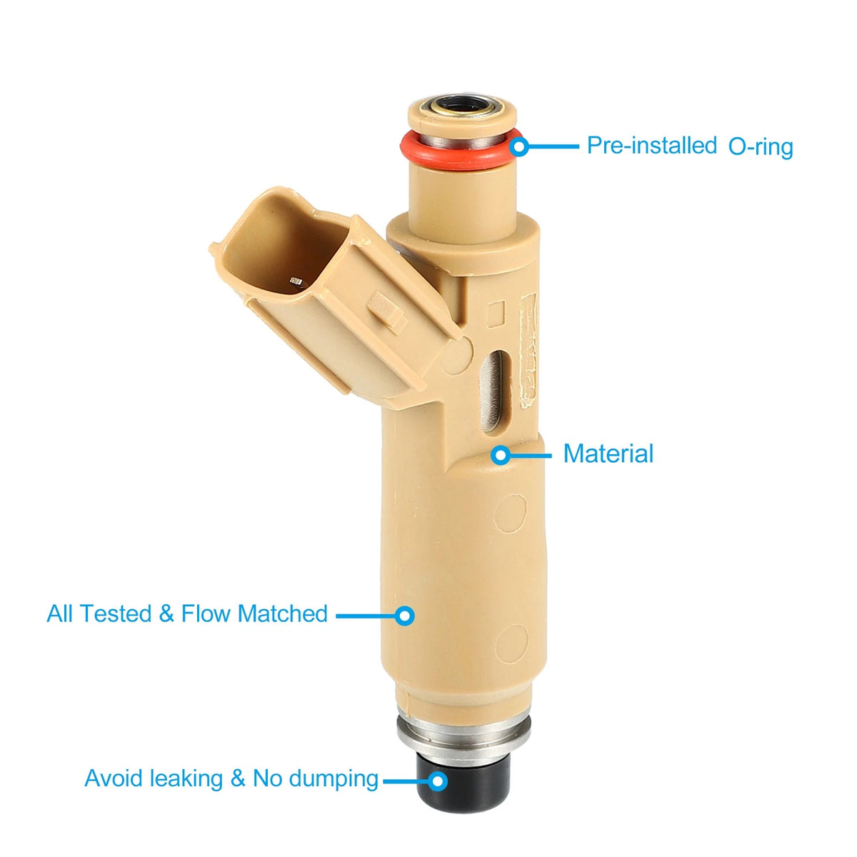 4 x Fuel Injectors for Toyota Corolla Matrix 1.8L (2003-2006)