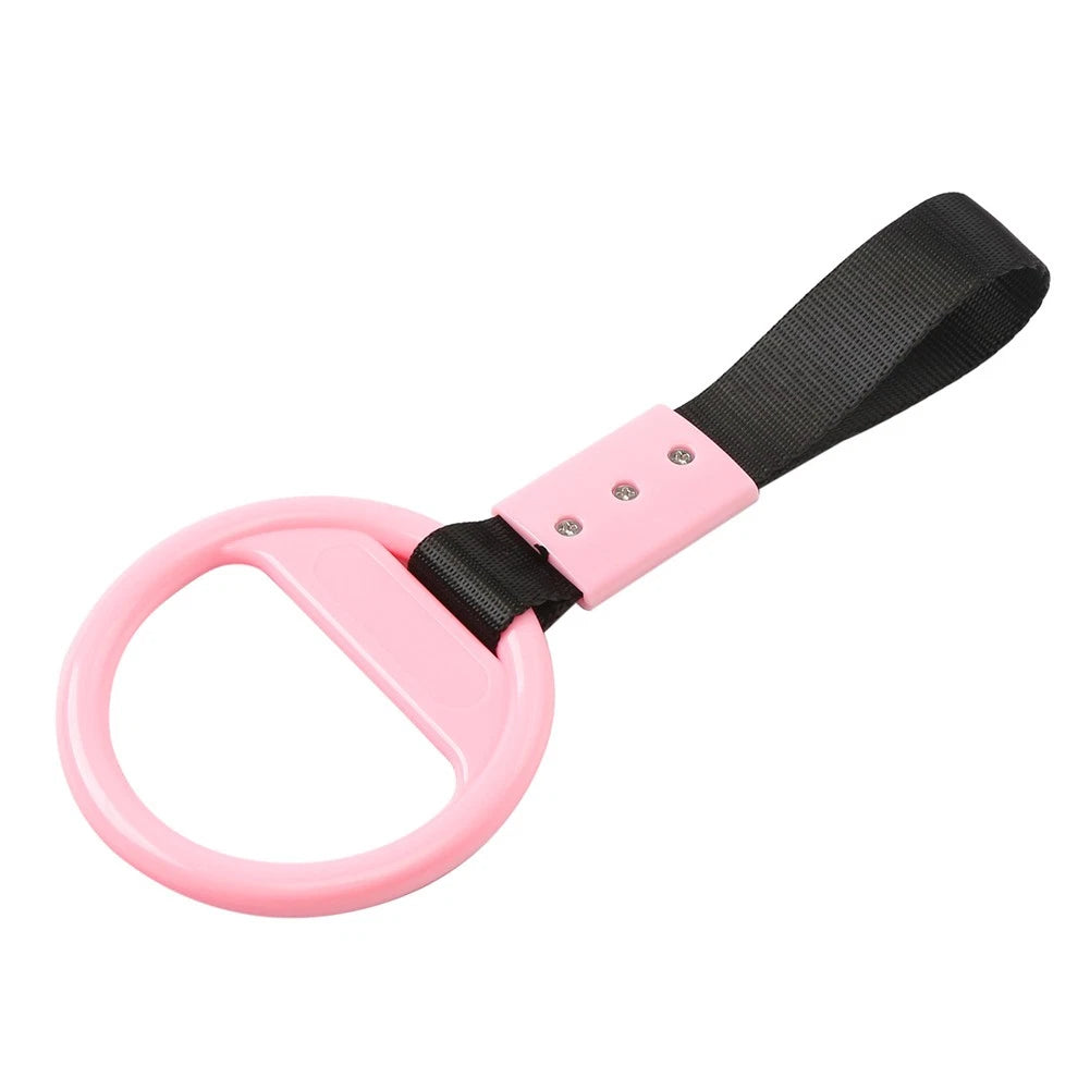 JDM Pink Drift Charm Handle Strap for Subway Train Bus Car