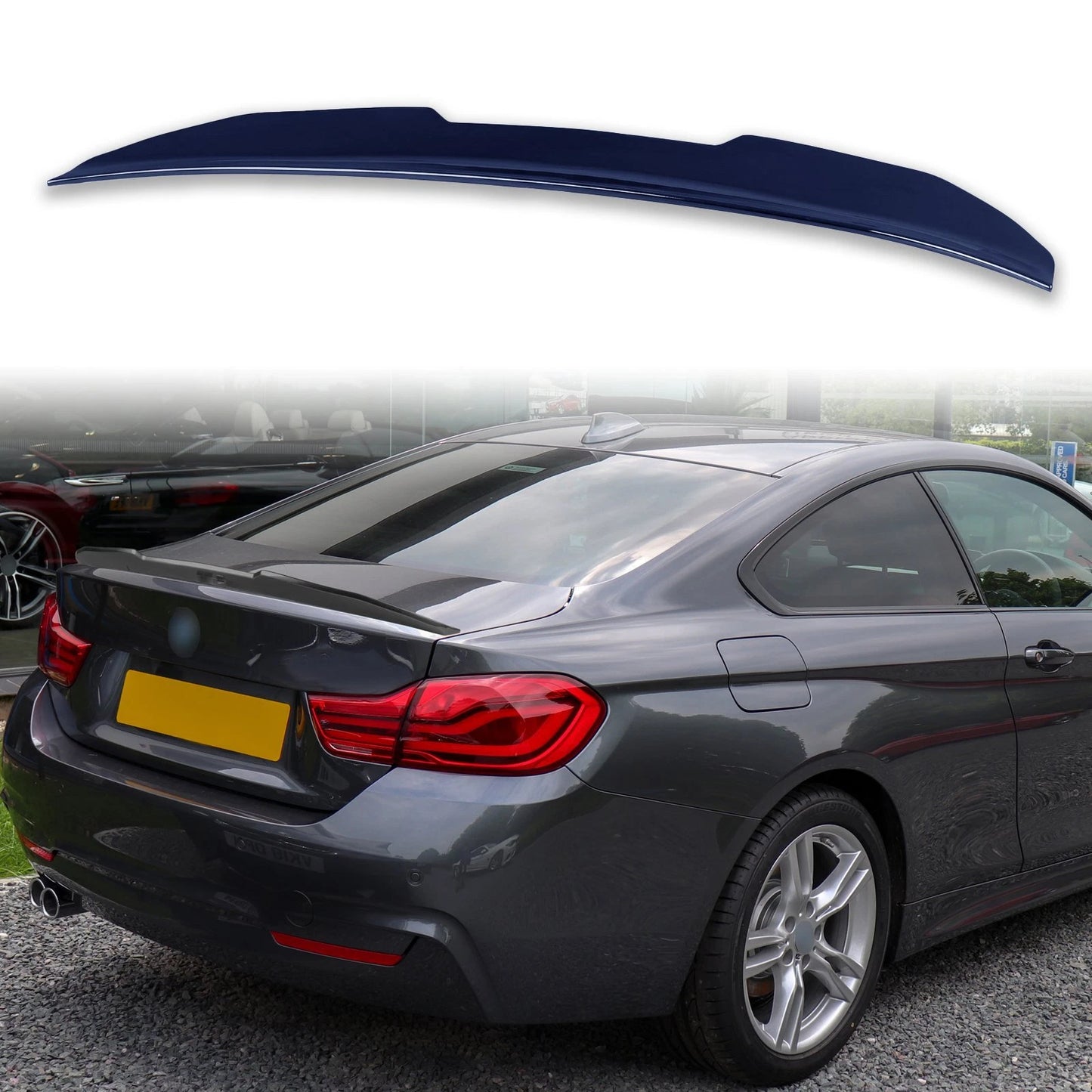 ABS Boot Spoiler for BMW 4 Series F32 2013-2019 Imperial Blue (2013-2019)