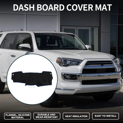 Dashboard Cover Mat for Nissan Micra March K13 Sun Protector Black Blue (2010-2017)