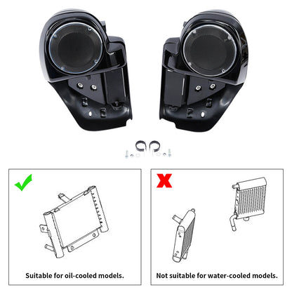 6.5" Lower Vented Speaker Box Pod for Harley Touring Road King (2014-2024)