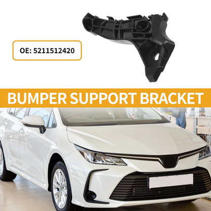 1 Pc RH Side Front Bumper Support Bracket Black for Toyota Corolla (2004-2006)
