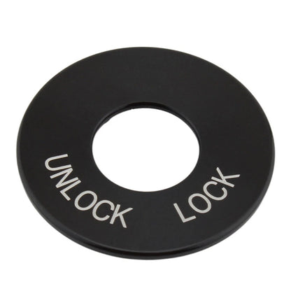 Black Ignition Fork Lock Trim Insert for Harley Road King FLHR (1994-2024)
