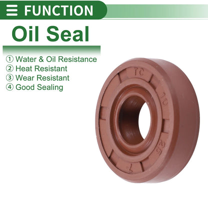 Oil Seal / 10x25x7mm / Rotary Shaft Seal for Vehicle