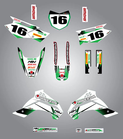 Custom Graphic Kit for KLX 140 (2008-2012)