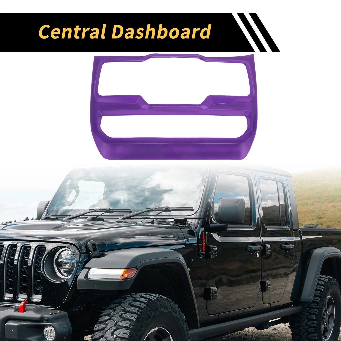 Dashboard Control Panel Cover for Jeep Wrangler (2007-2018)