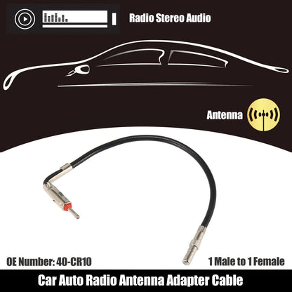 Car Radio Antenna 1 Male to 1 Female Adapter for Chrysler Dodge Ford (2000-2023)